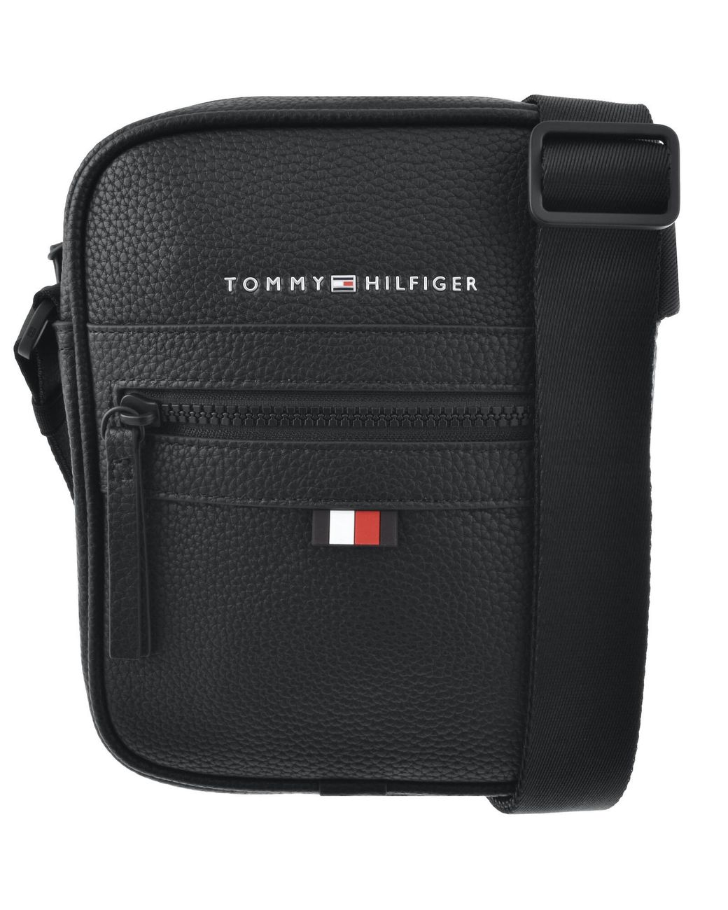 Tommy Hilfiger Black Mini Reporter Bag for men