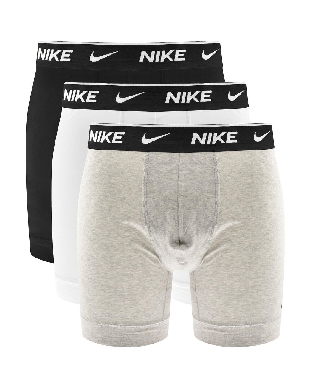 Nike Gray 3 Pack Everyday Boxer Briefs for men