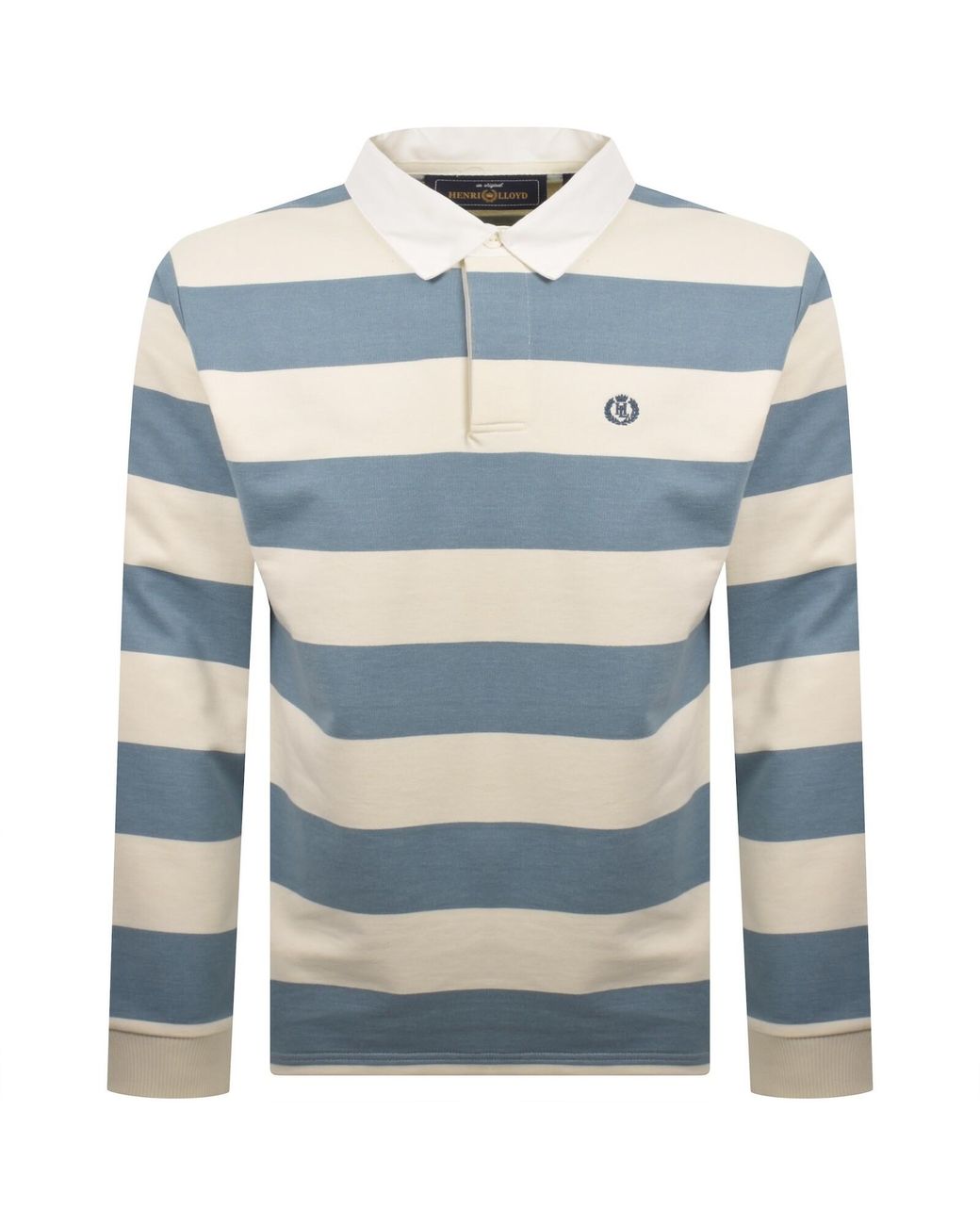 Henri Lloyd Blue Hayling Stripe Polo T Shirt for men