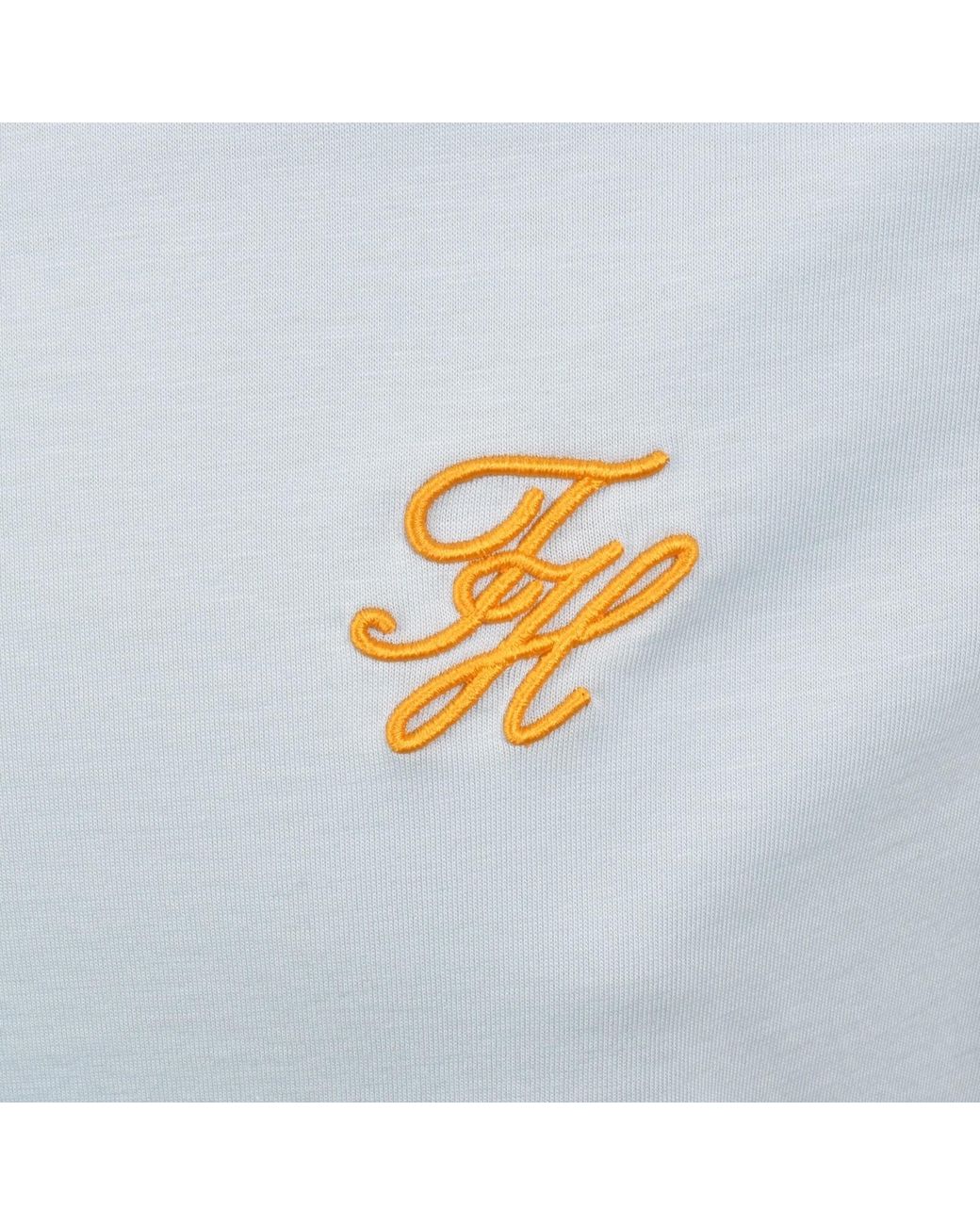 Tommy Hilfiger Blue Script Monogram T Shirt for men