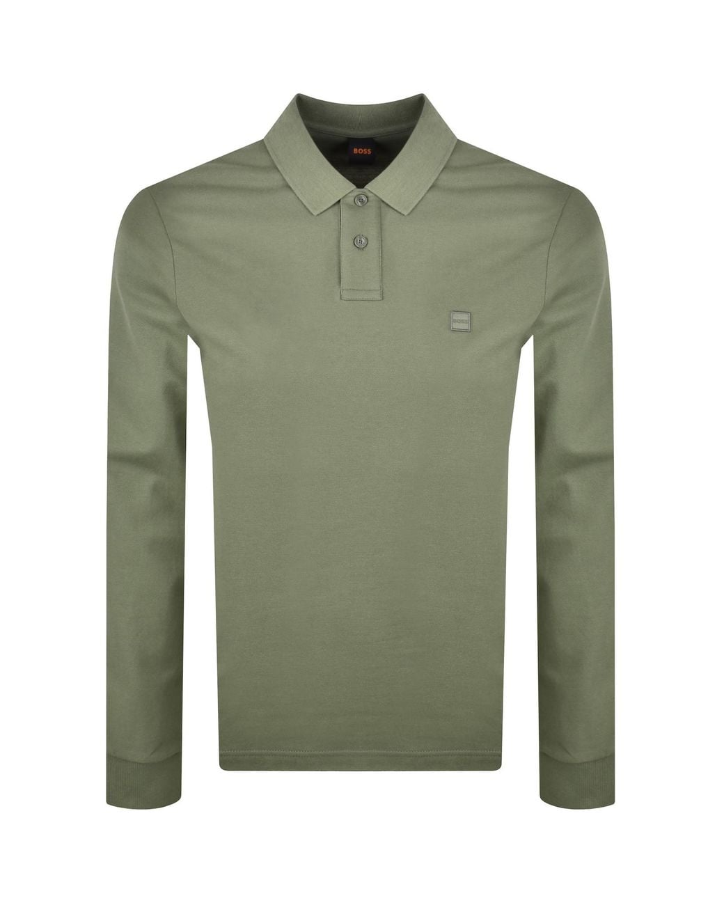 Boss Green Boss Long Sleeve Passerby Polo T Shirt for men