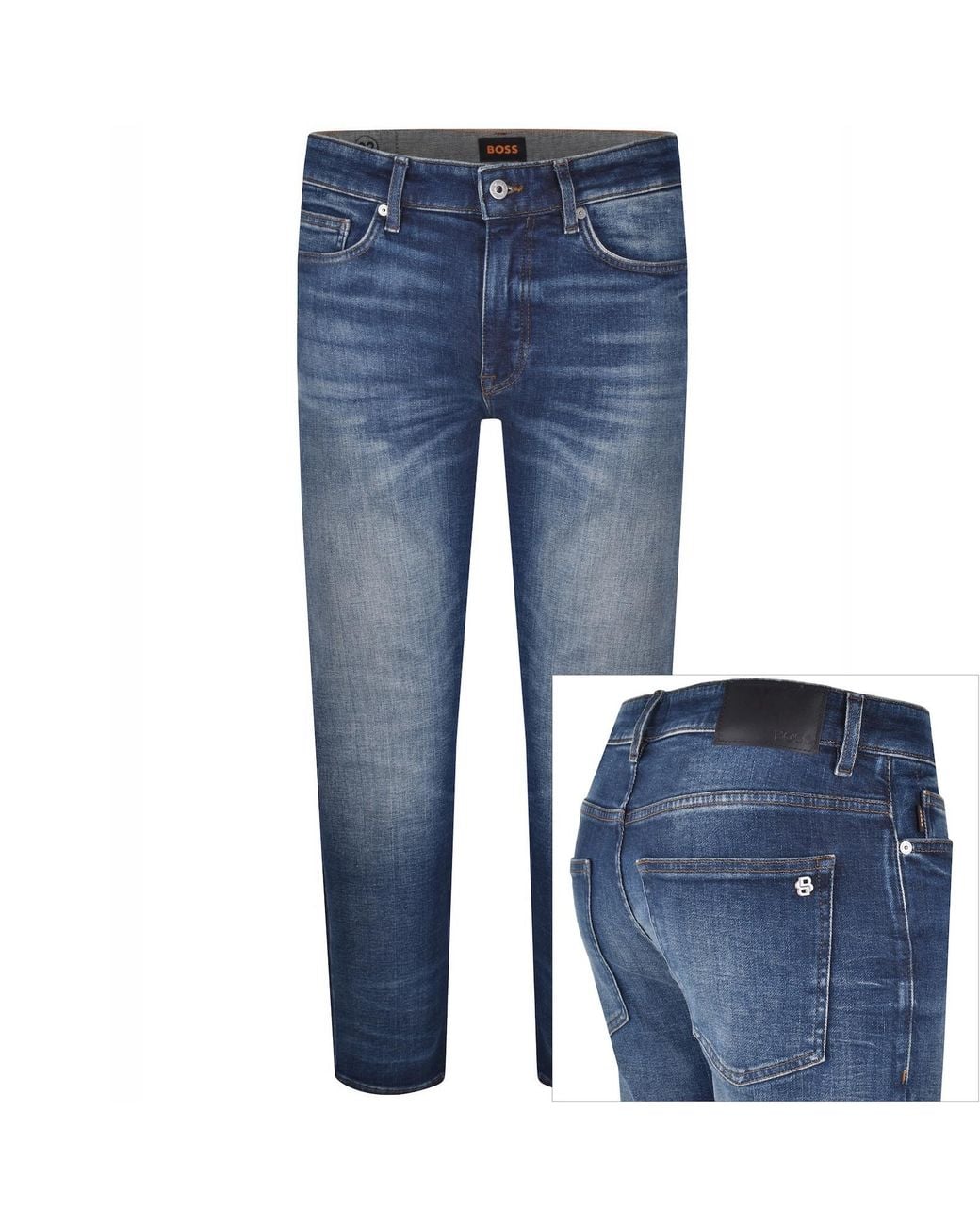 Boss Blue Boss Delaware Slim Fit Jeans for men
