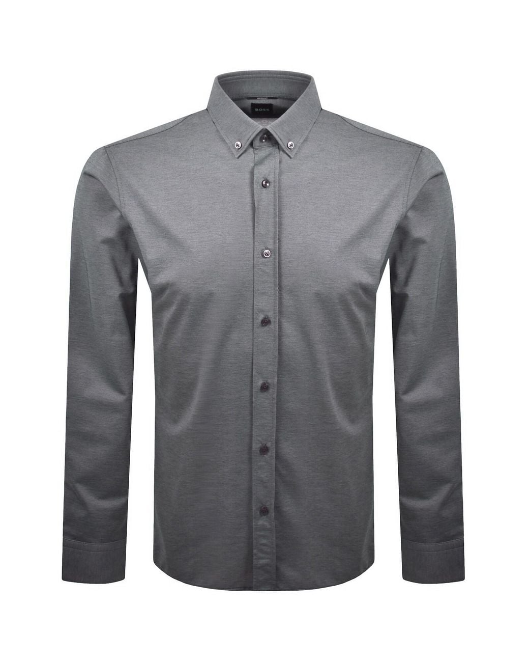 BOSS BUSINESS Gray Boss P Joe Long Sleeve Shirt for men