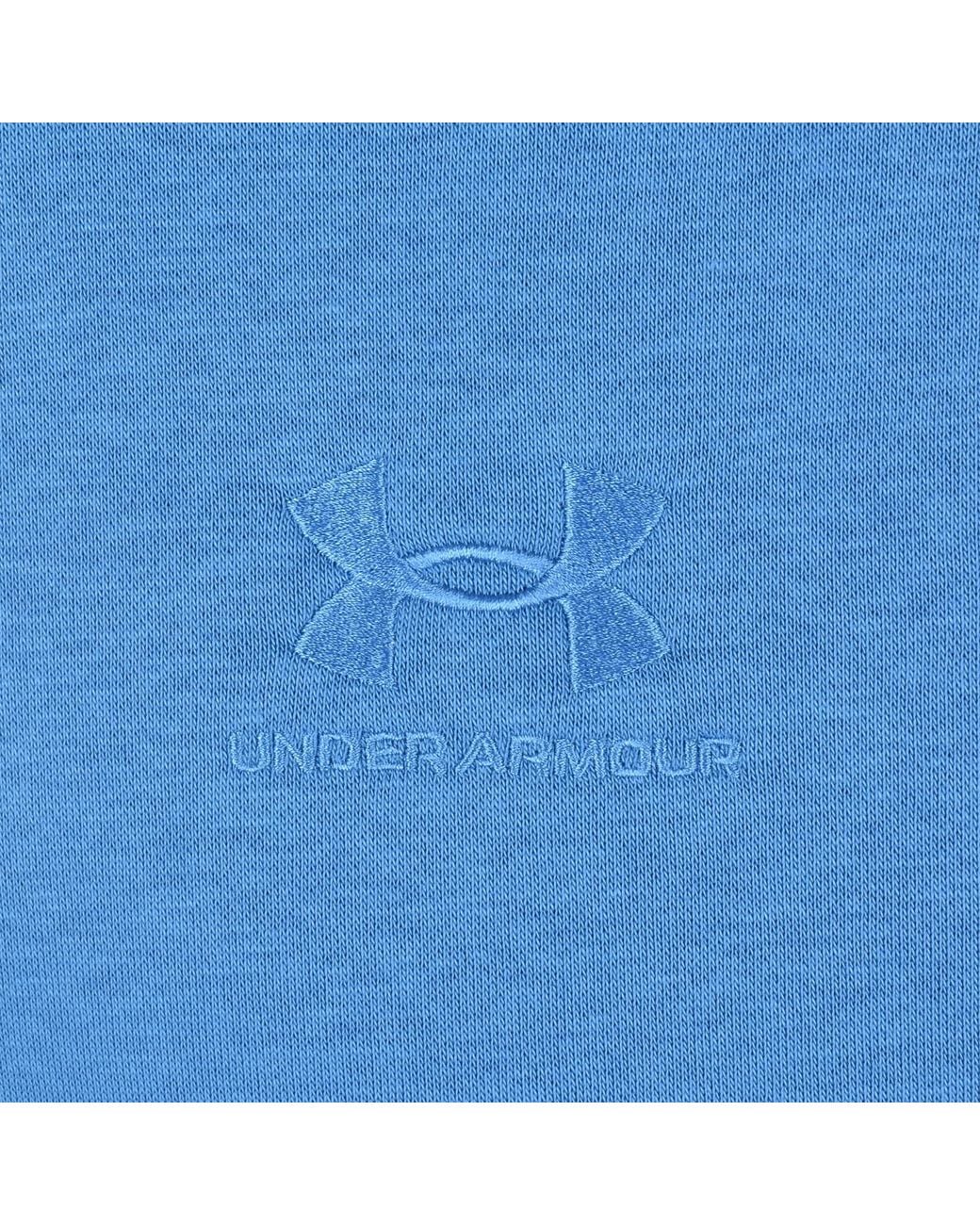 Under Armour Blue Icon Fleece Hoodie for men