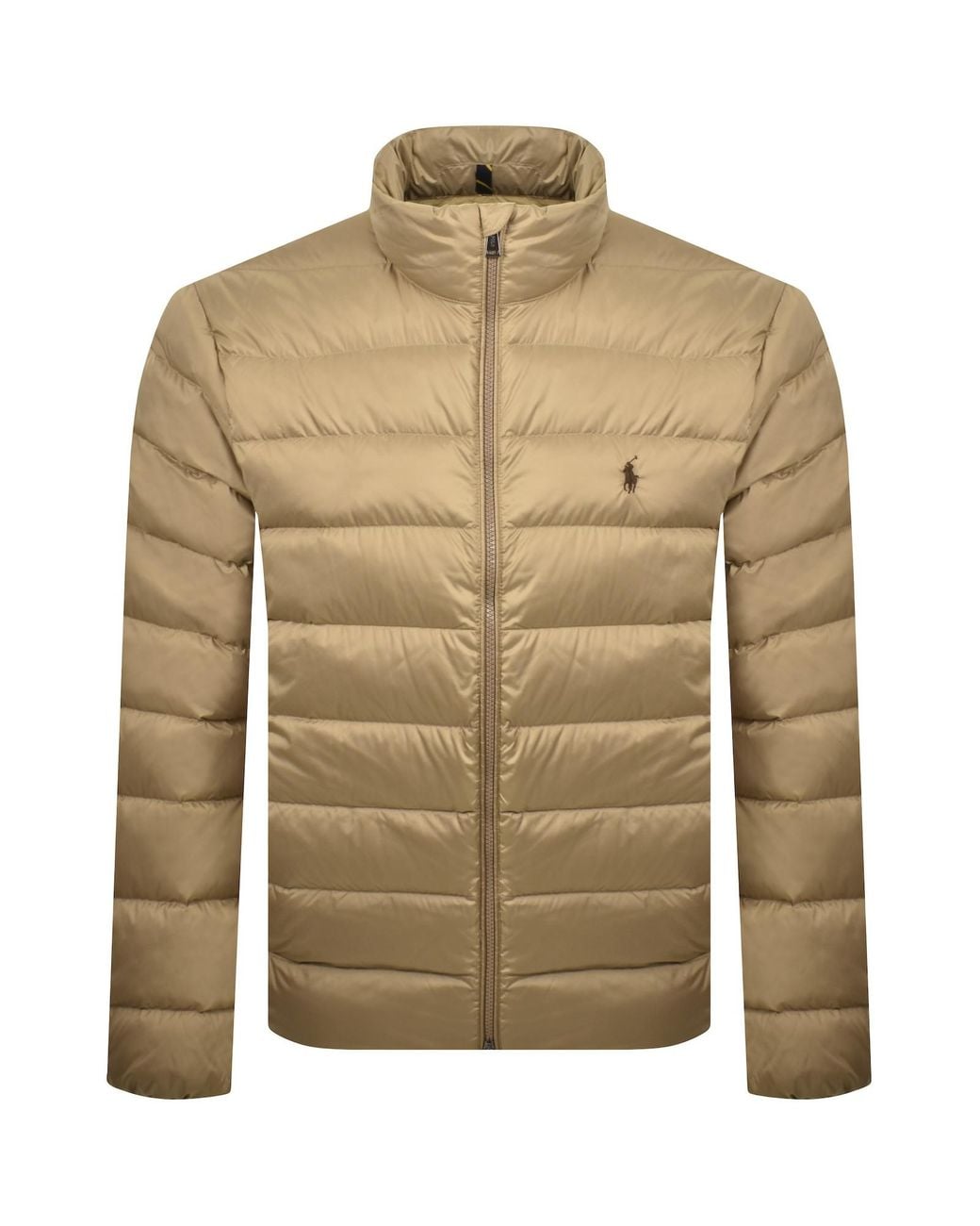 Ralph Lauren Green Down Puffer Jacket for men