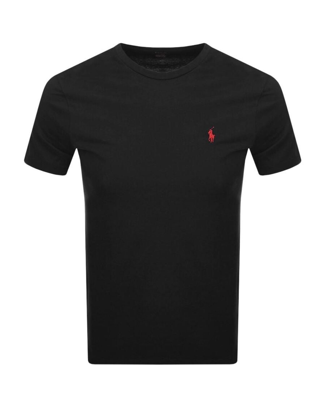 Ralph Lauren Black Crew Neck T Shirt for men