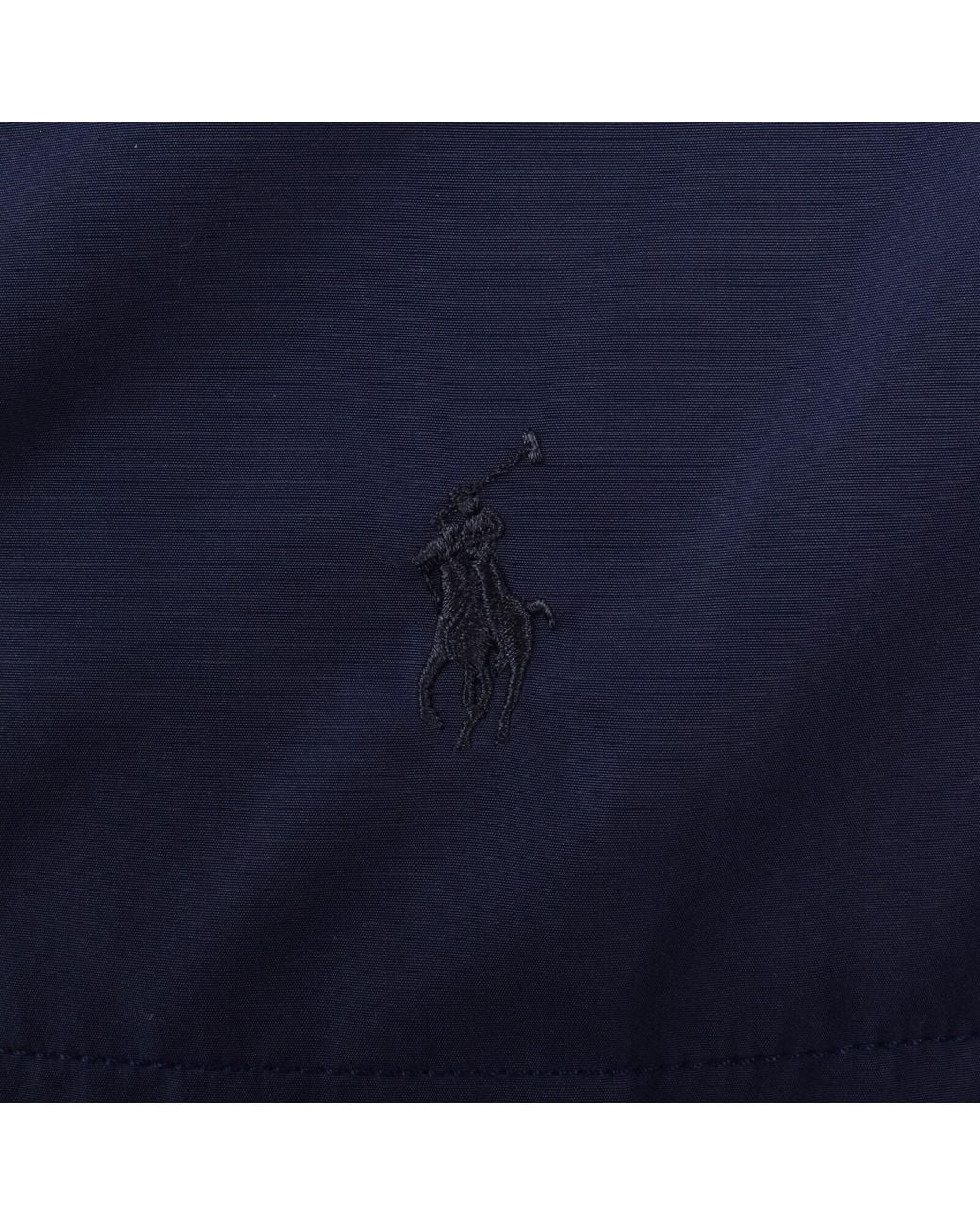 Ralph Lauren Blue Windbreaker Jacket Newport for men
