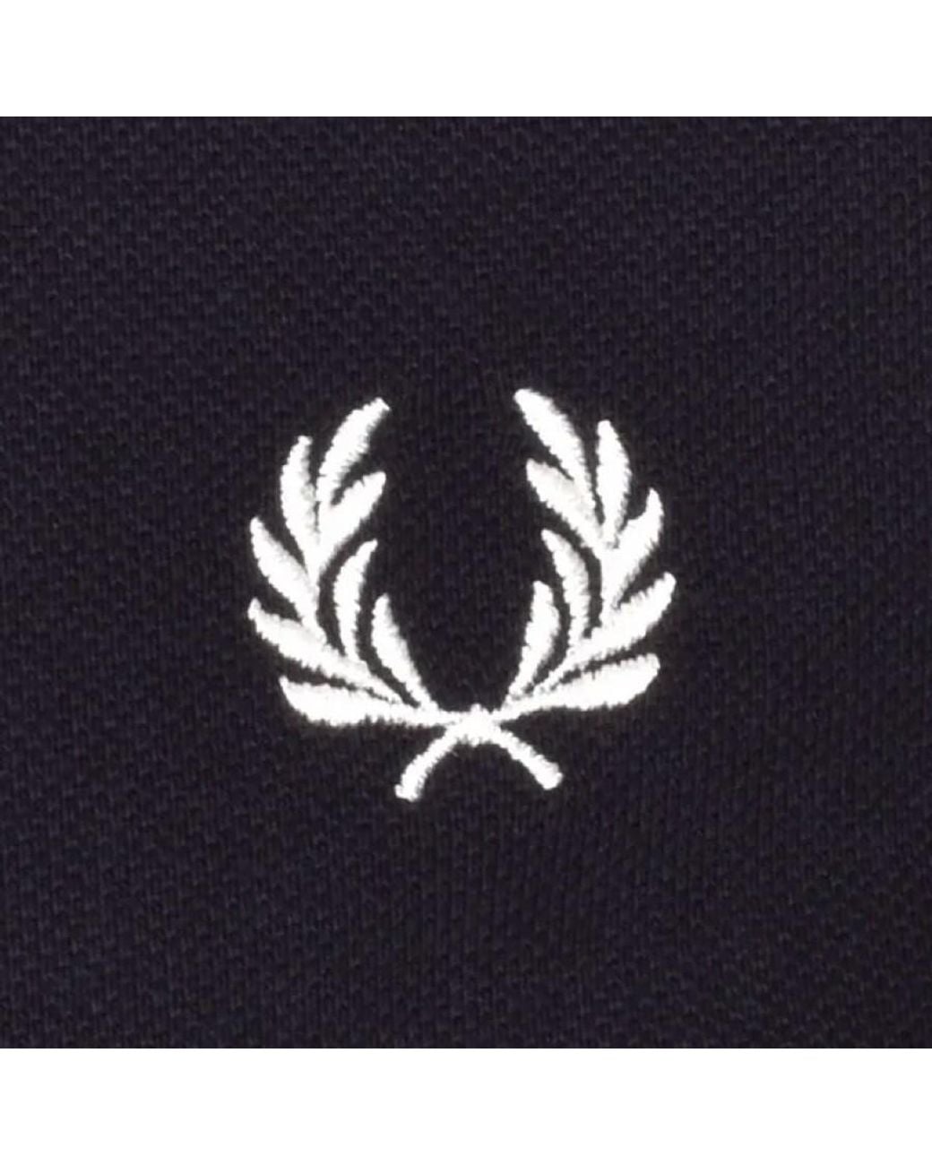 Fred Perry Blue Full Zip Hoodie for men