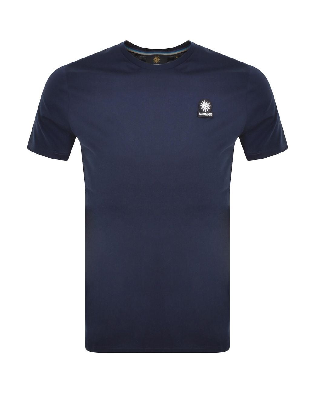 Sandbanks Blue Badge Logo T Shirt for men