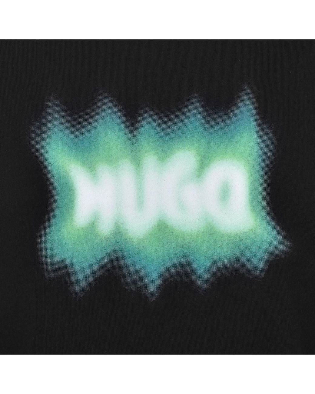 HUGO Black Nuiden T Shirt for men
