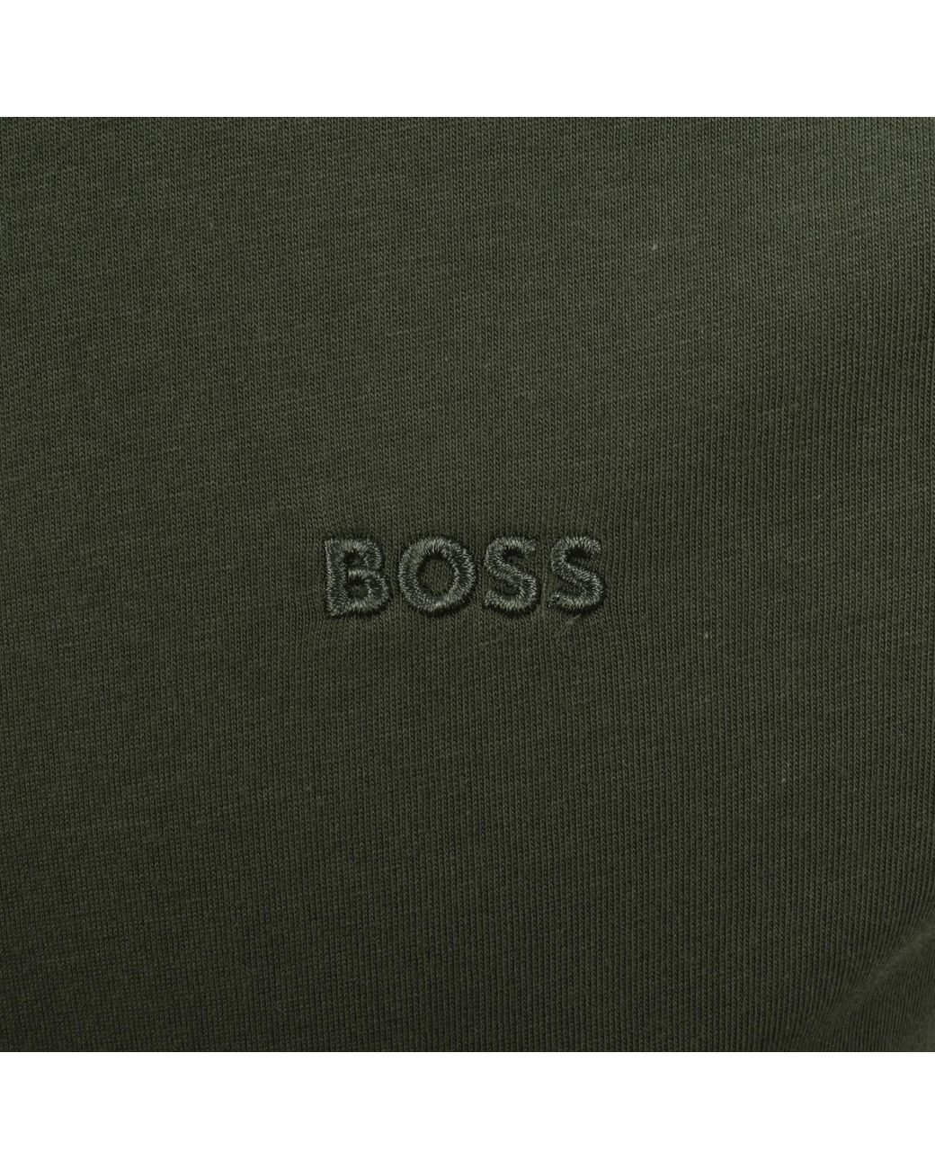 BOSS BUSINESS Green Boss Thompson 01 T Shirt for men