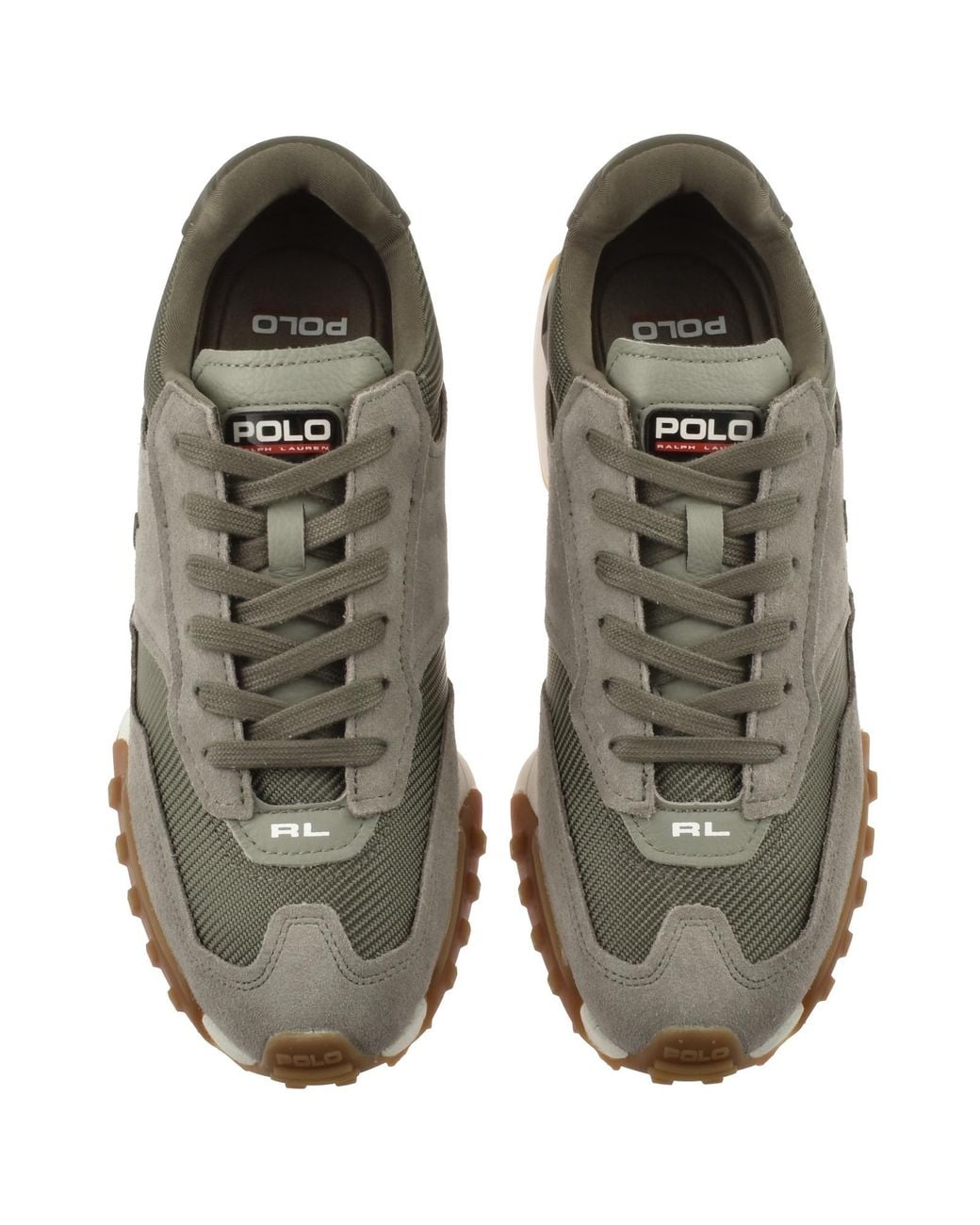 Ralph Lauren Brown Eldridge Trainers for men