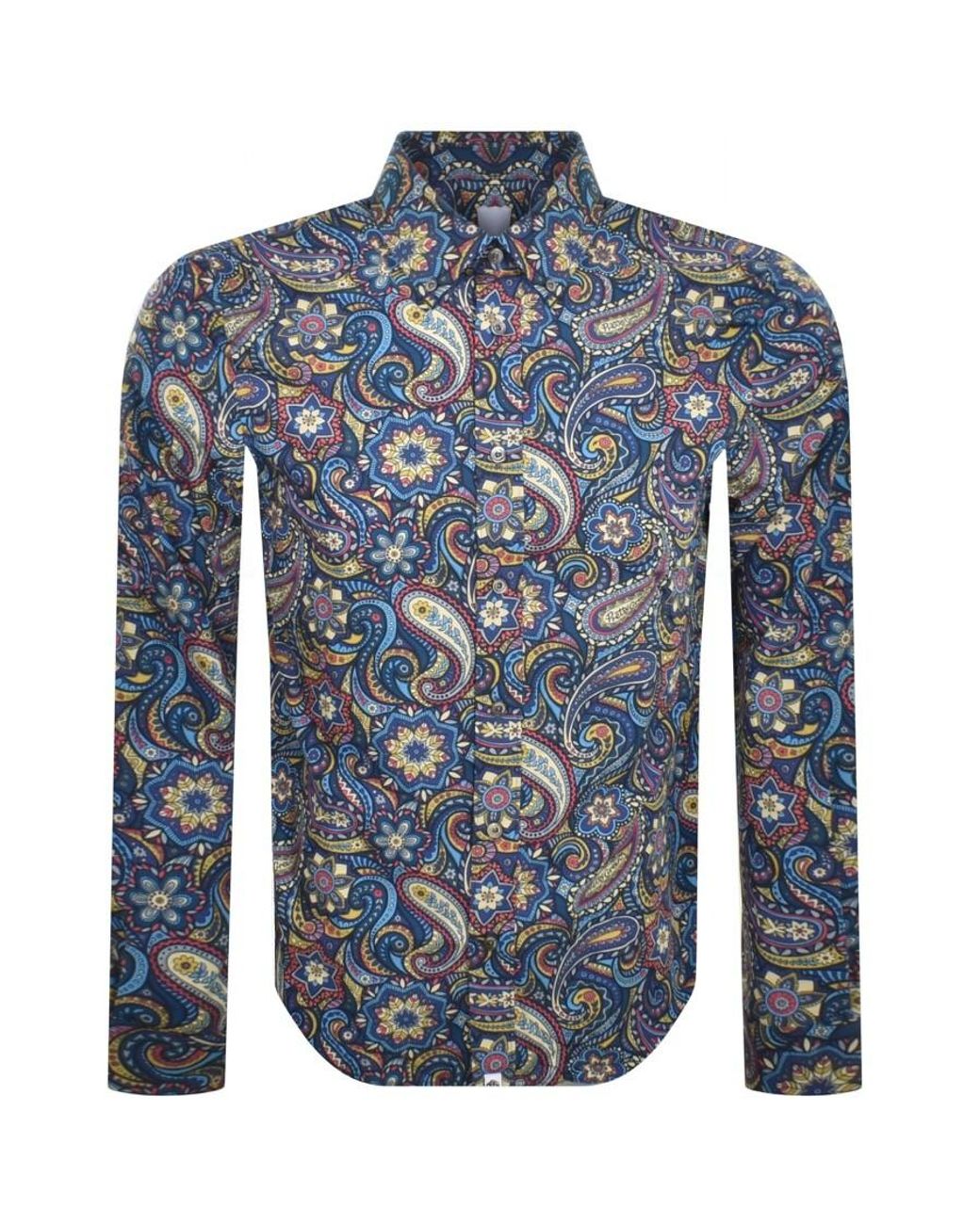 pretty green paisley shirt