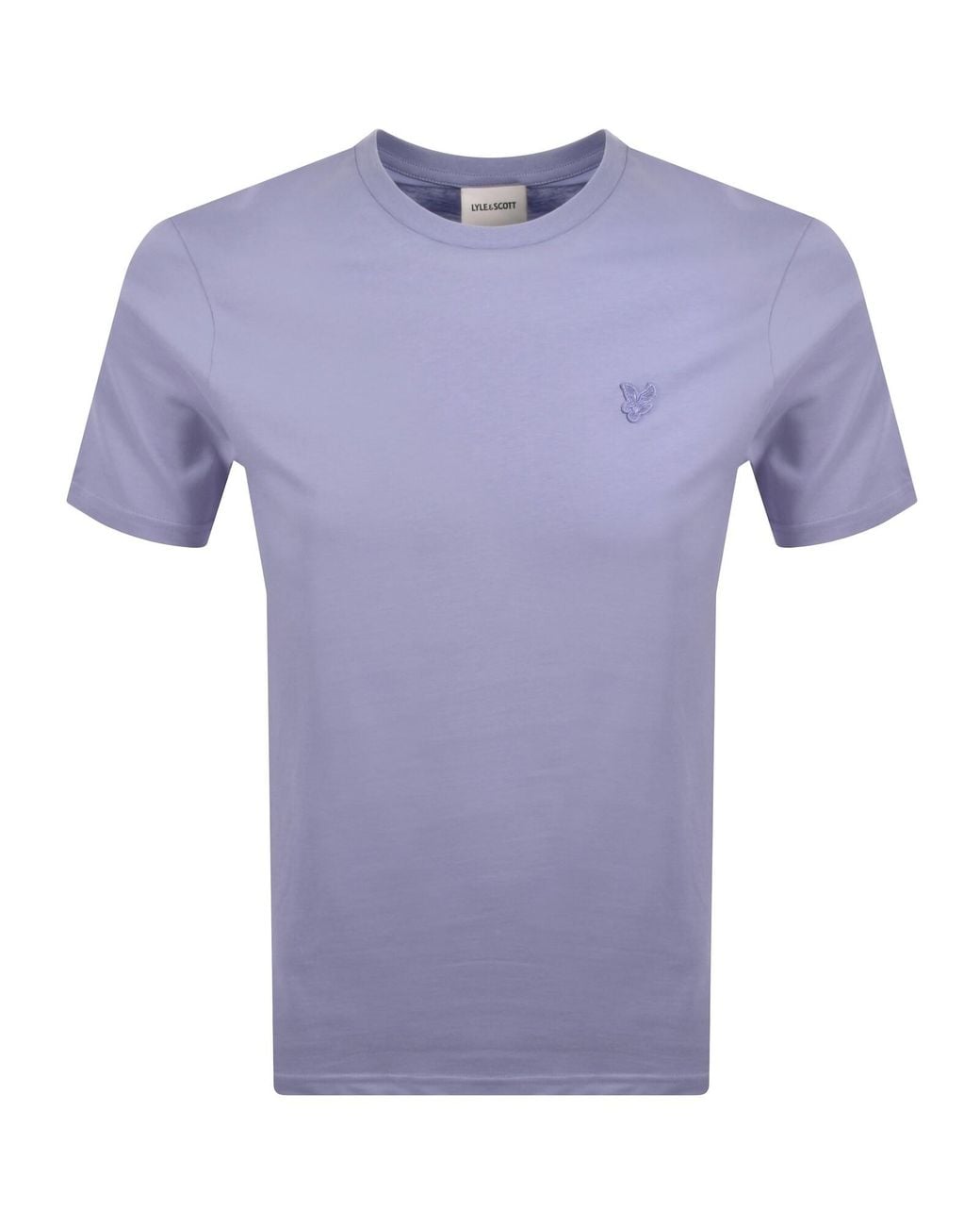 Lyle & Scott Purple Superfine T Shirt for men