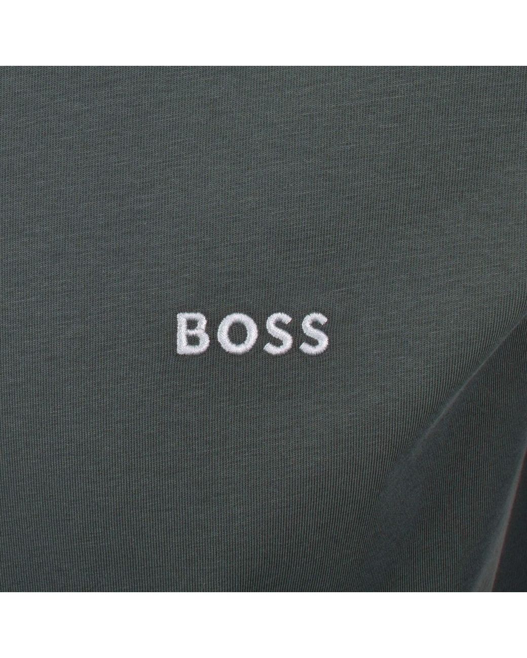 BOSS BUSINESS Green Boss Mix And Match T Shirt for men
