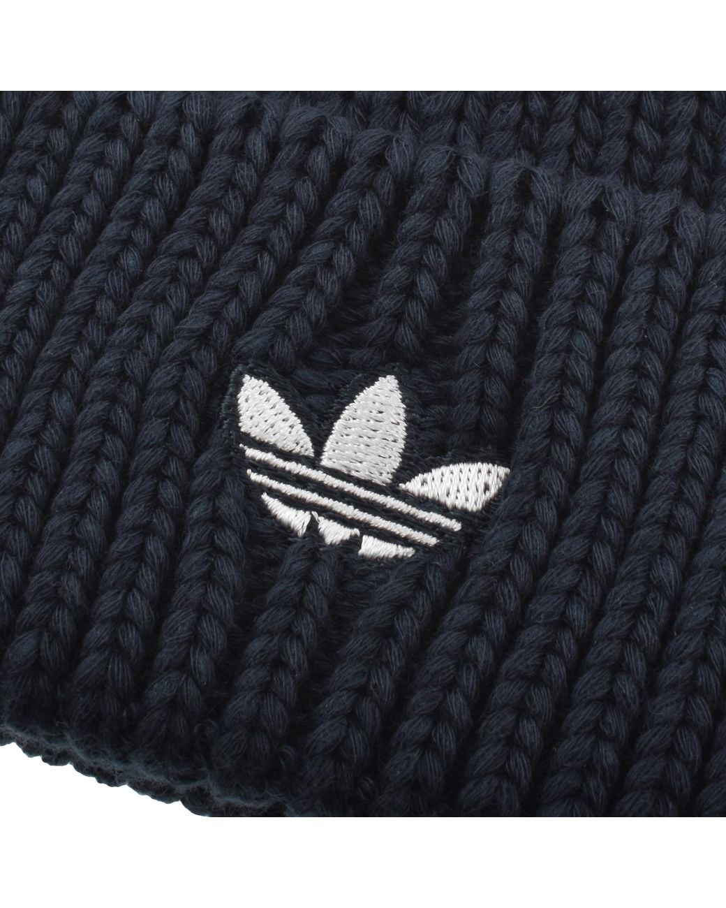 Adidas Originals Blue Short Beanie for men