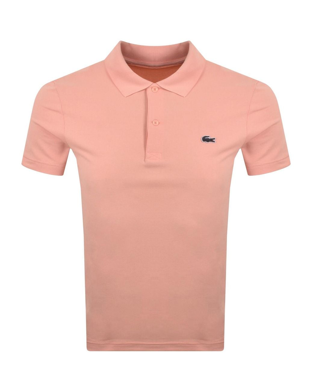 Lacoste Pink Core Essentials Polo Coral for men