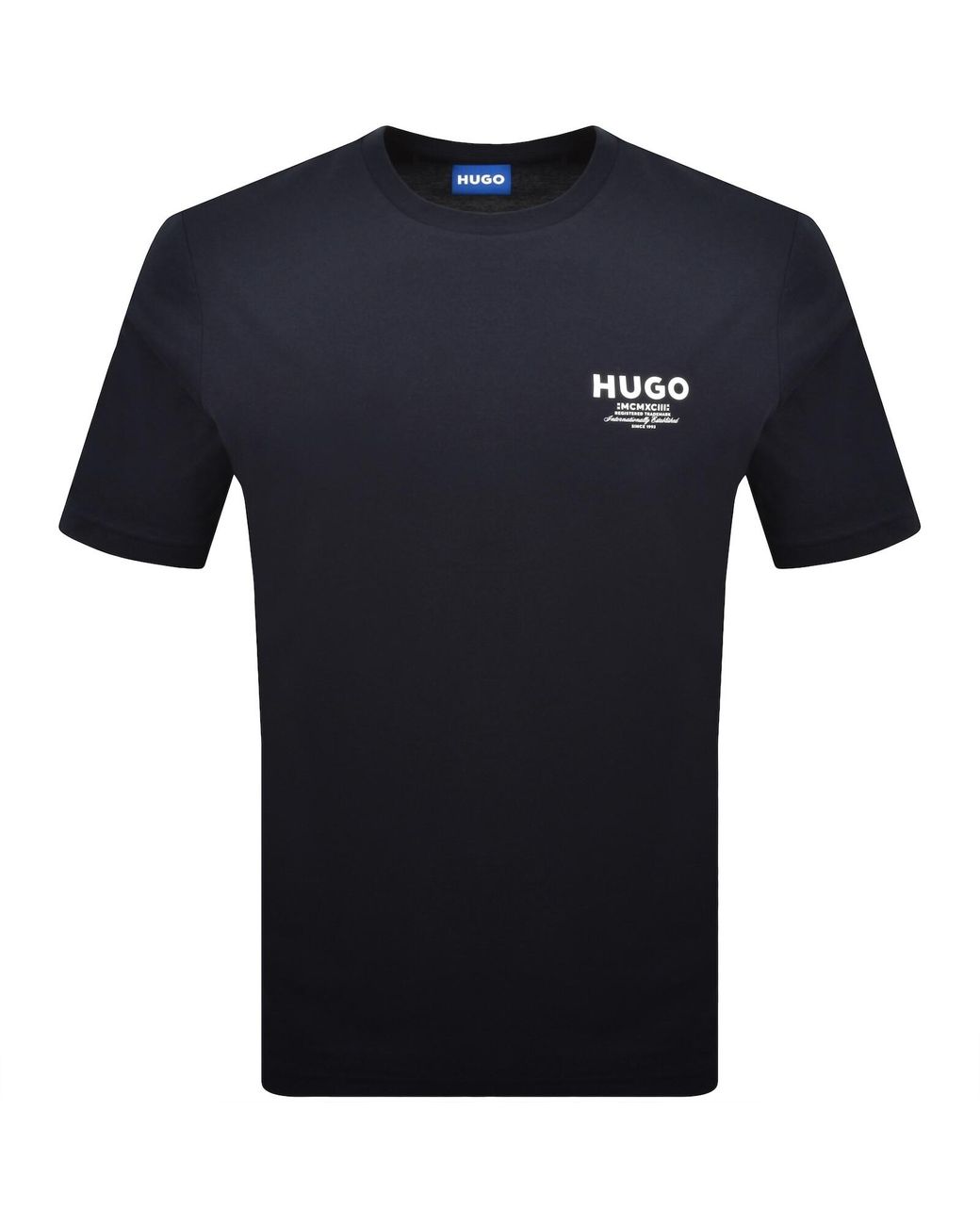 HUGO Blue Nesptee T Shirt Dark for men