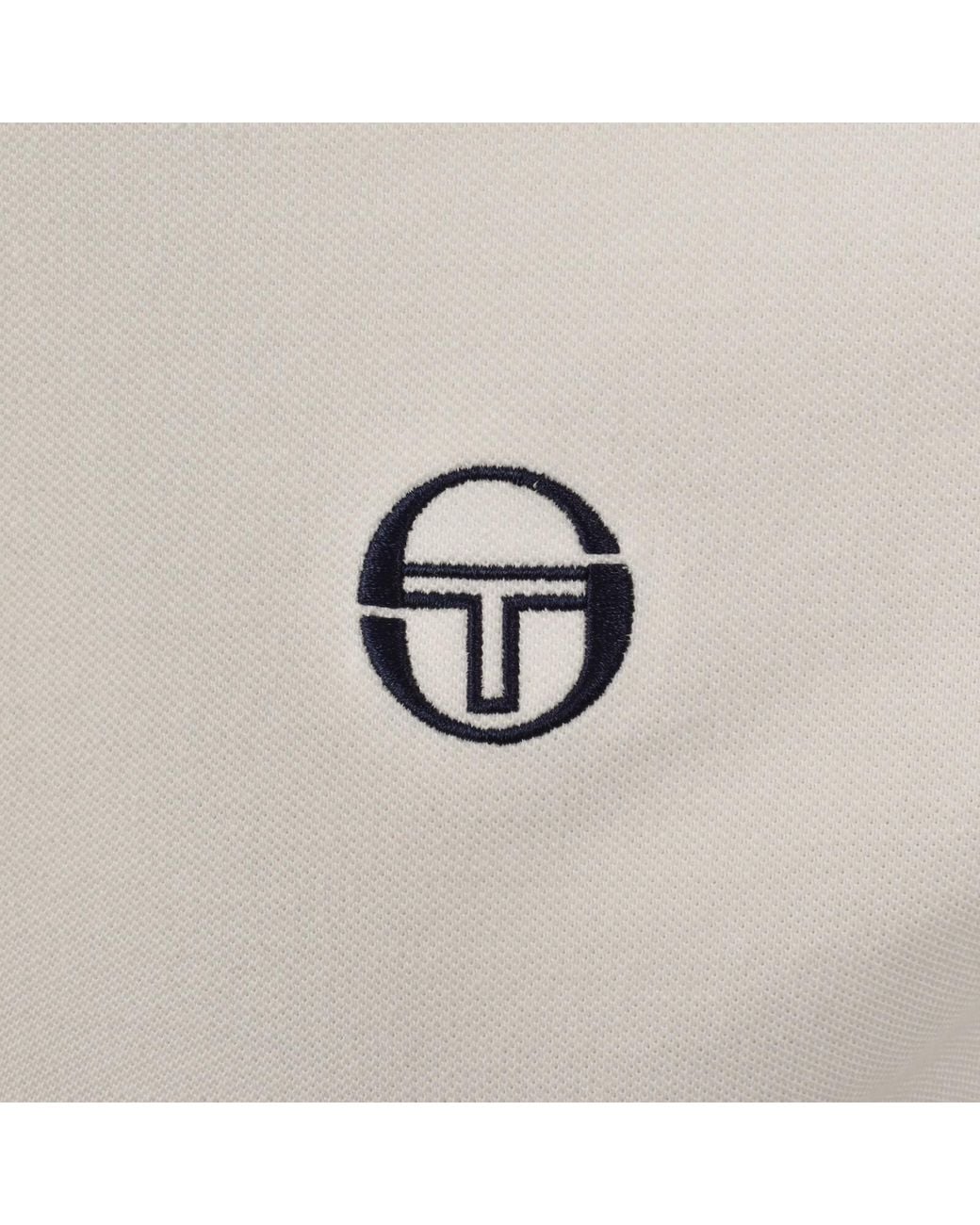 Sergio Tacchini Gray Polo T Shirt Gardenia for men