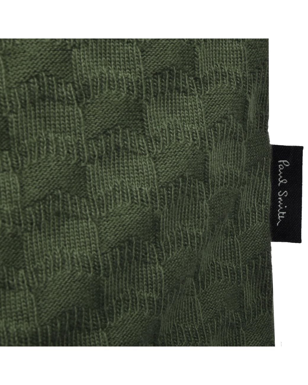 Paul Smith Green Zebra Zip Polo T Shirt for men