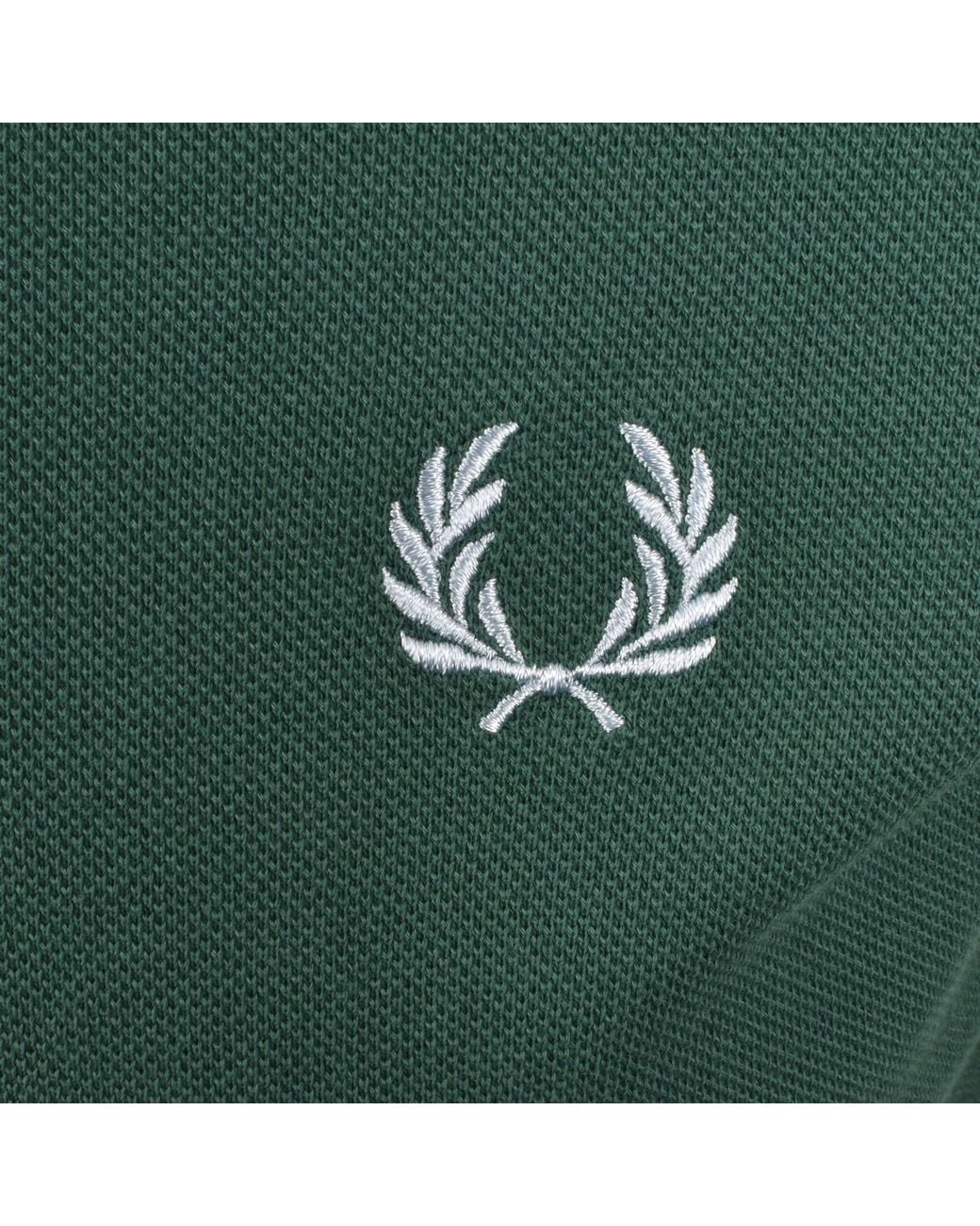 Fred Perry Green Twin Tipped Polo T Shirt for men
