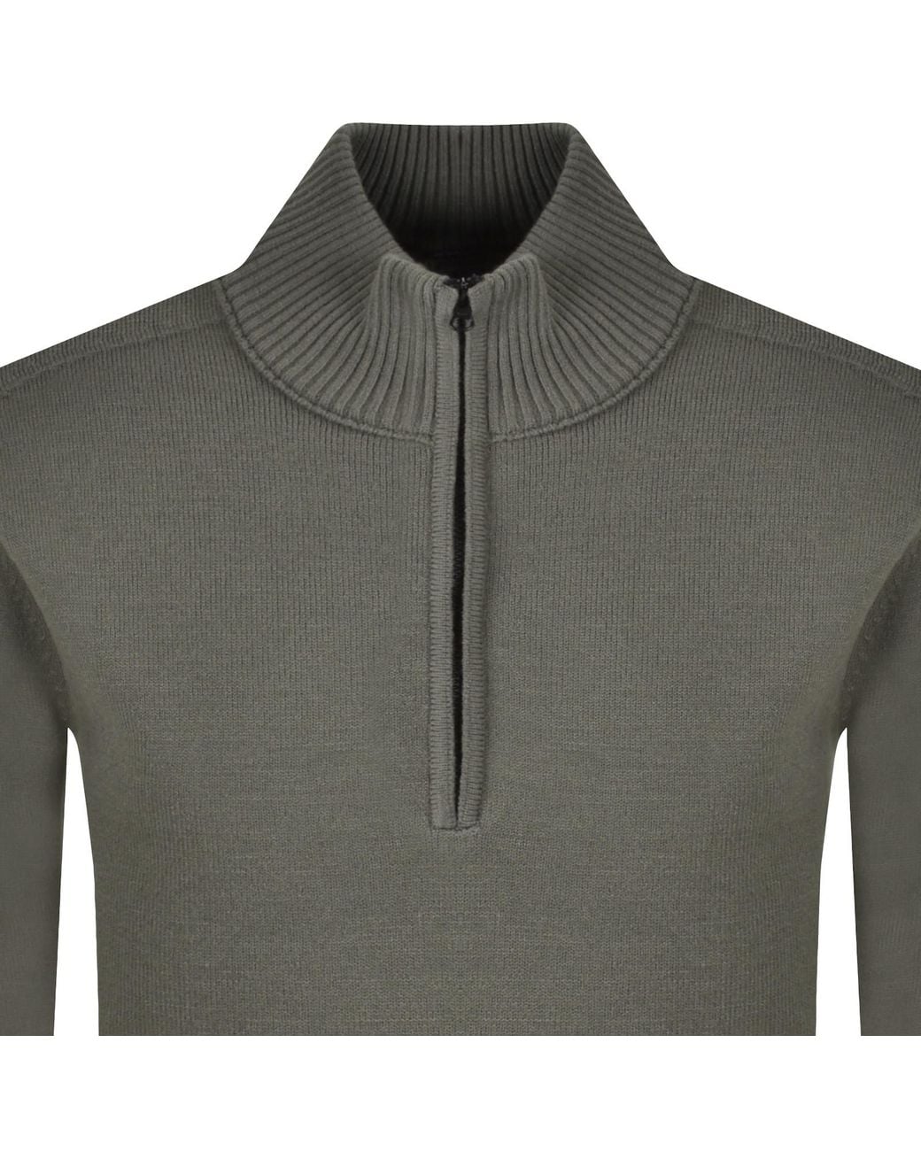 C P Company Gray Cp Company Merino Wool Jumper for men