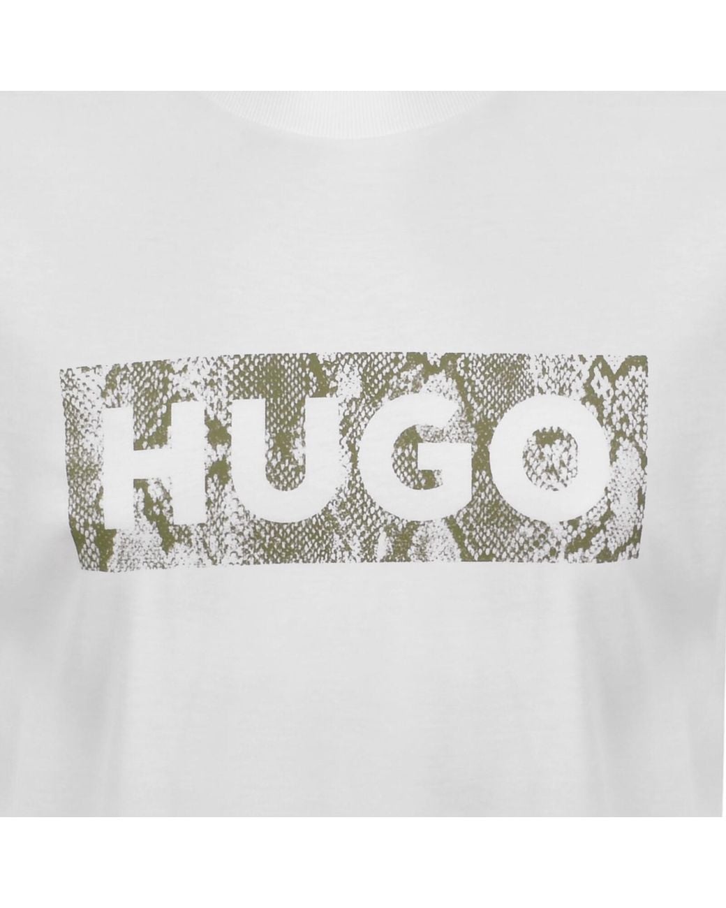HUGO Gray Nerpient T Shirt for men