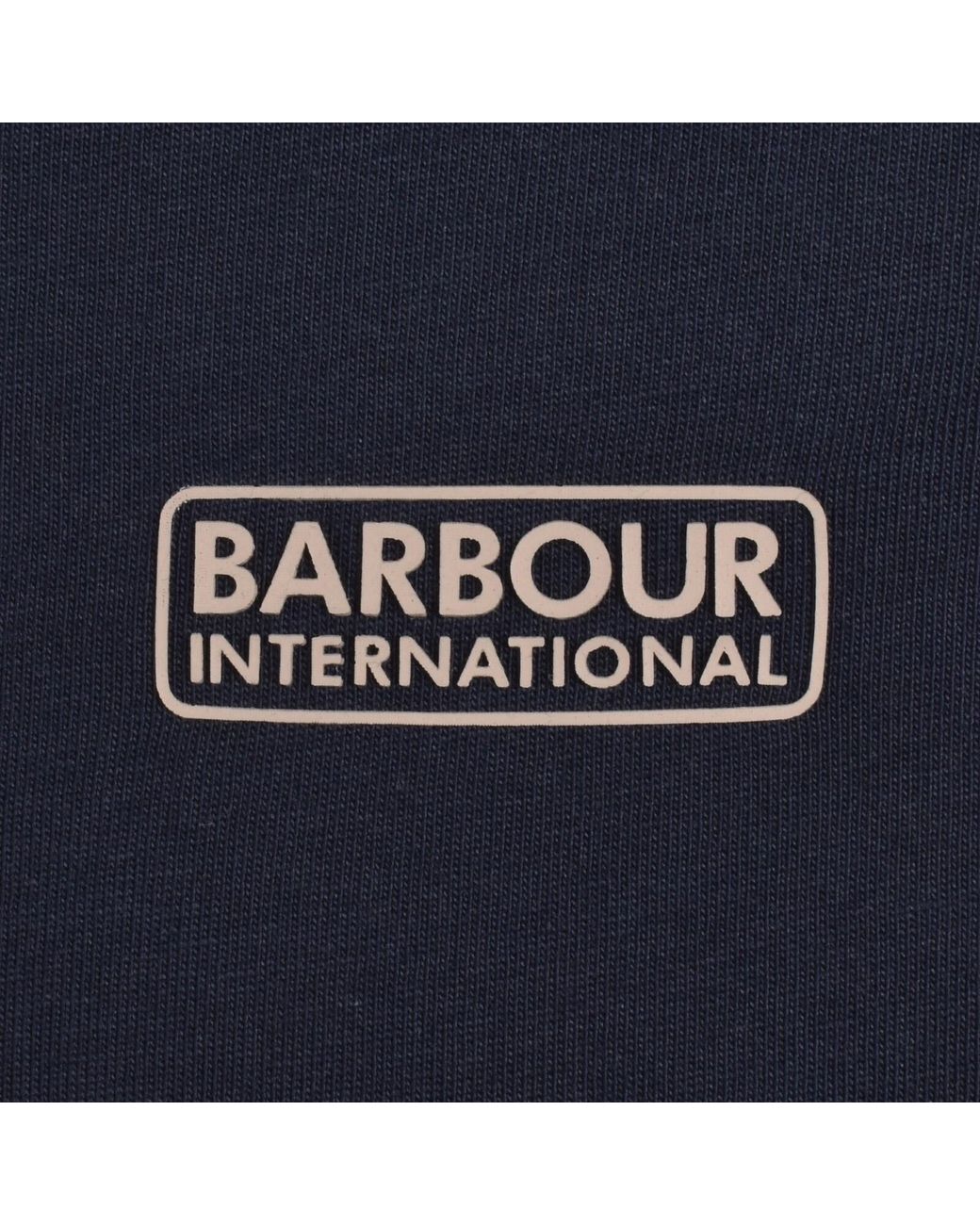 Barbour Blue Logo T Shirt for men