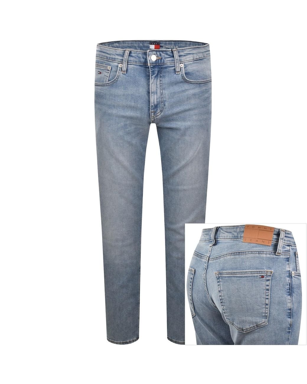 Tommy Hilfiger Blue Scanton Slim Fit Jeans Light for men