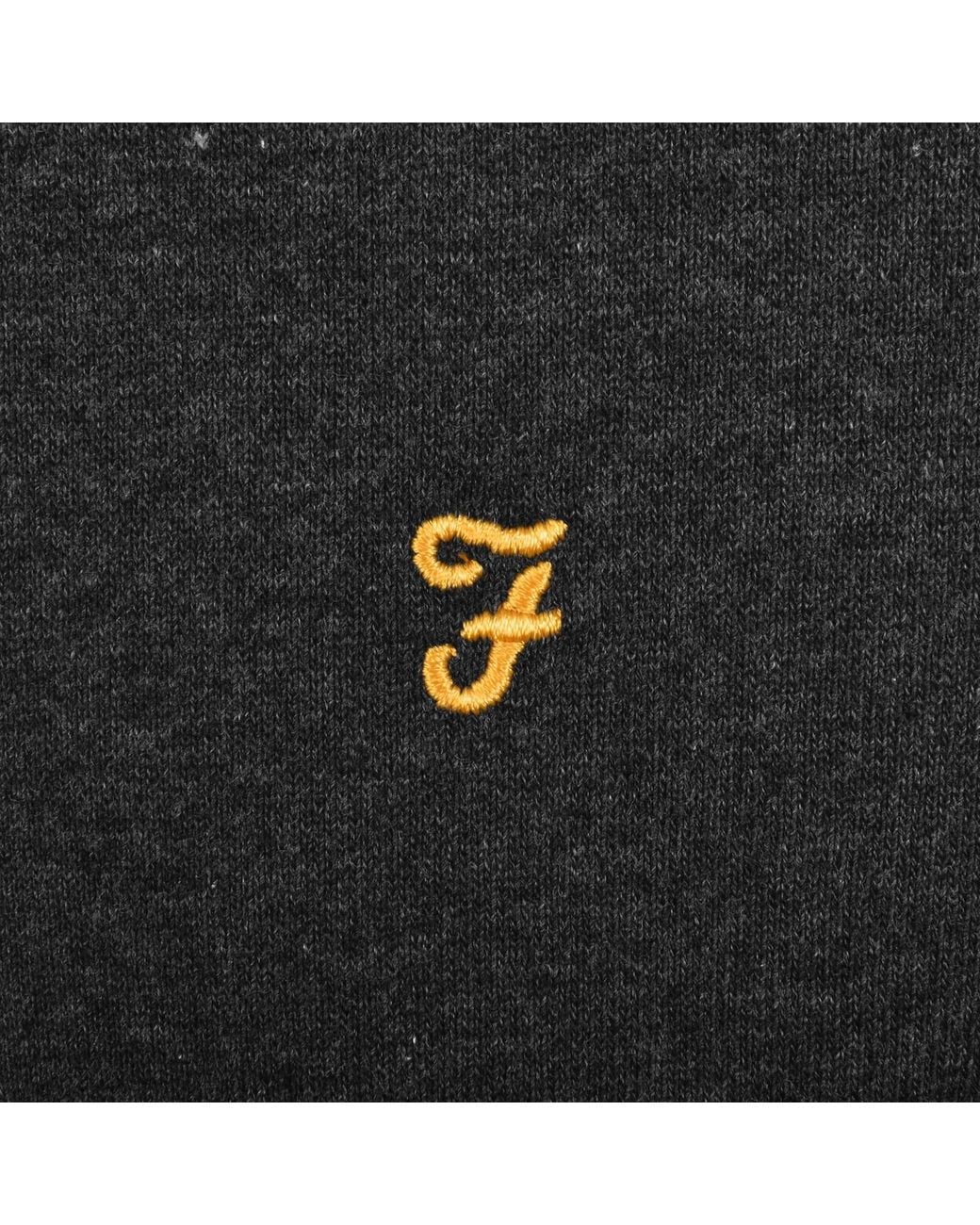 Farah Gray Farah Hemming Sweatshirt Washed for men