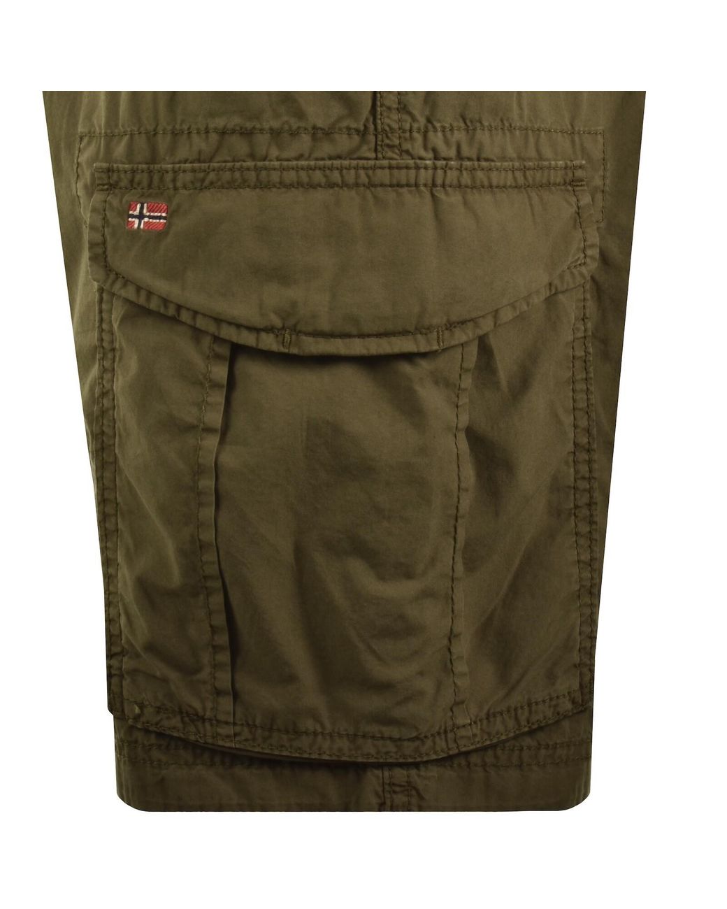 Napapijri Green Noto 2.0 Cargo Shorts for men