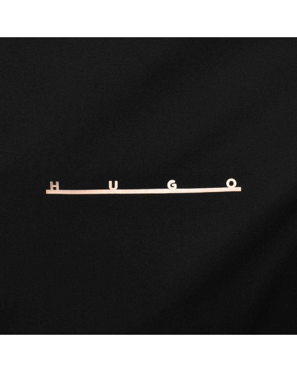 HUGO Black Long Sleeved Emero Shirt for men