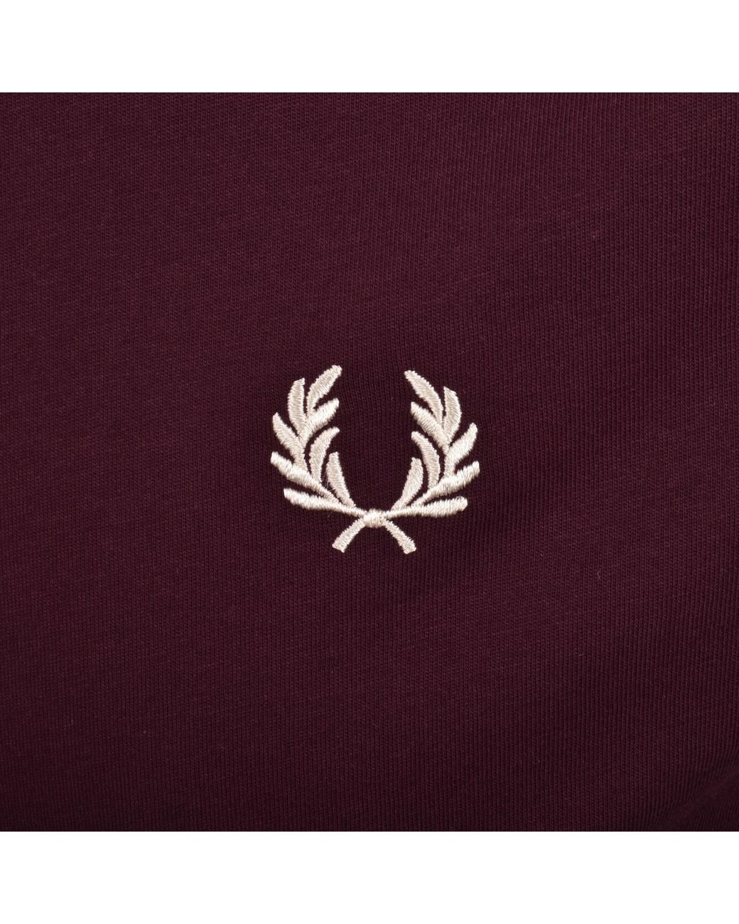 Fred Perry Purple Twin Tipped T Shirt for men