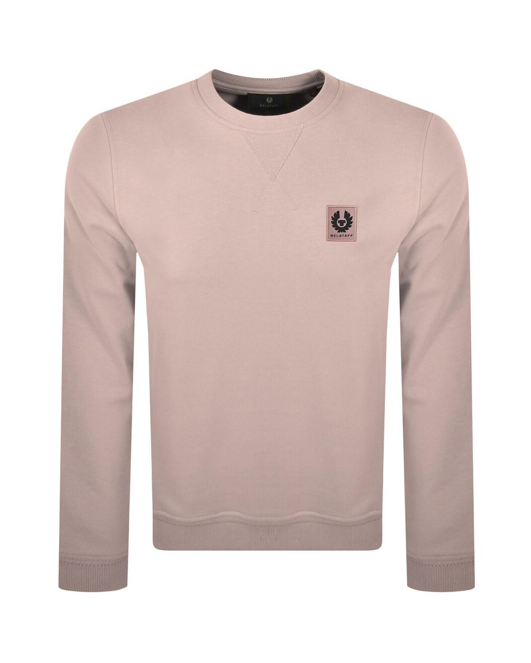Belstaff Pink Logo Sweatshirt for men