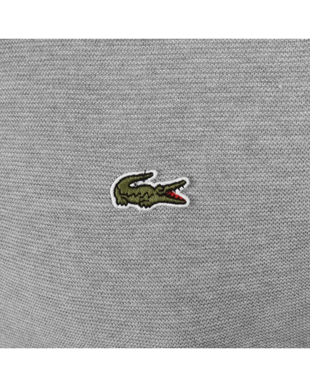 Lacoste Gray Knit Polo T Shirt for men