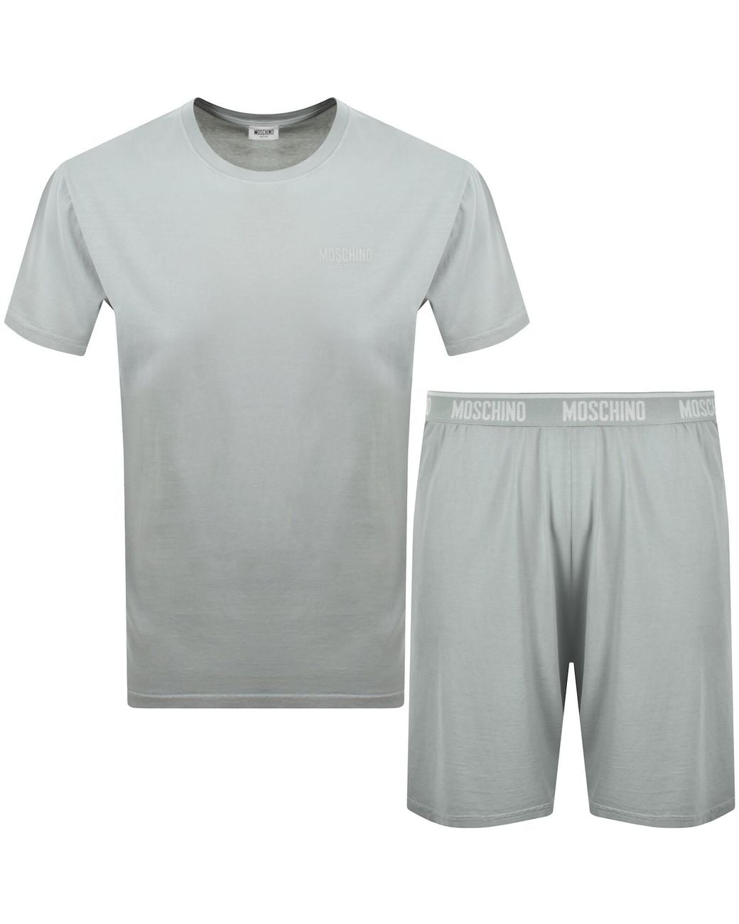 Moschino Gray Active Lounge Set for men