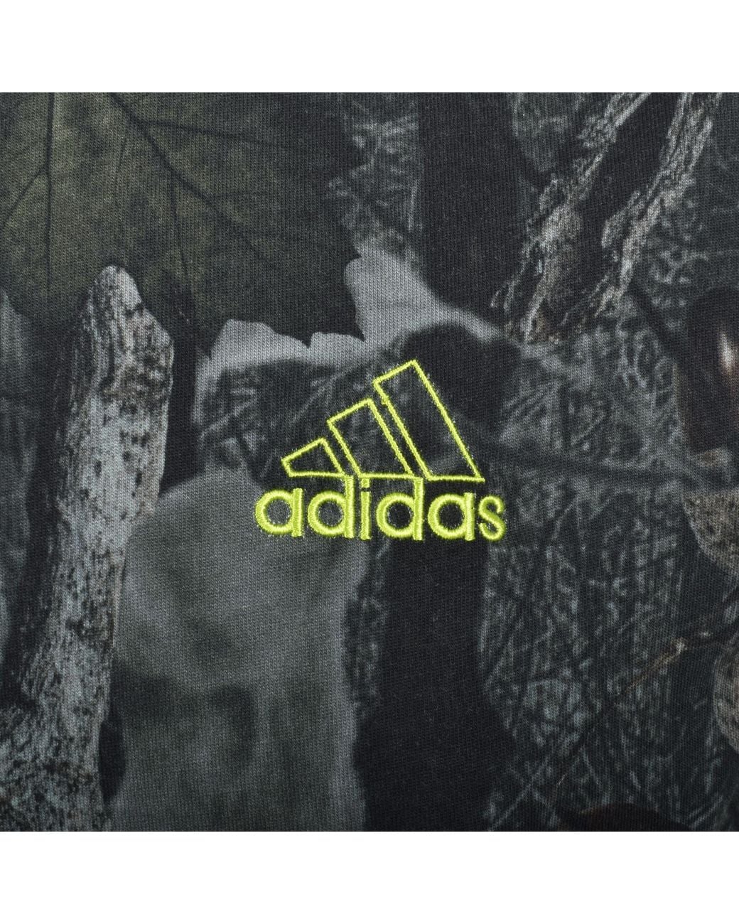 Adidas Black Camouflage T Shirt for men