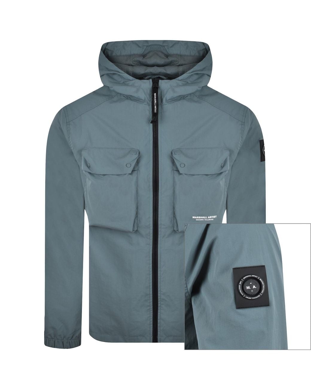 Marshall Artist Blue Centro Overshirt for men