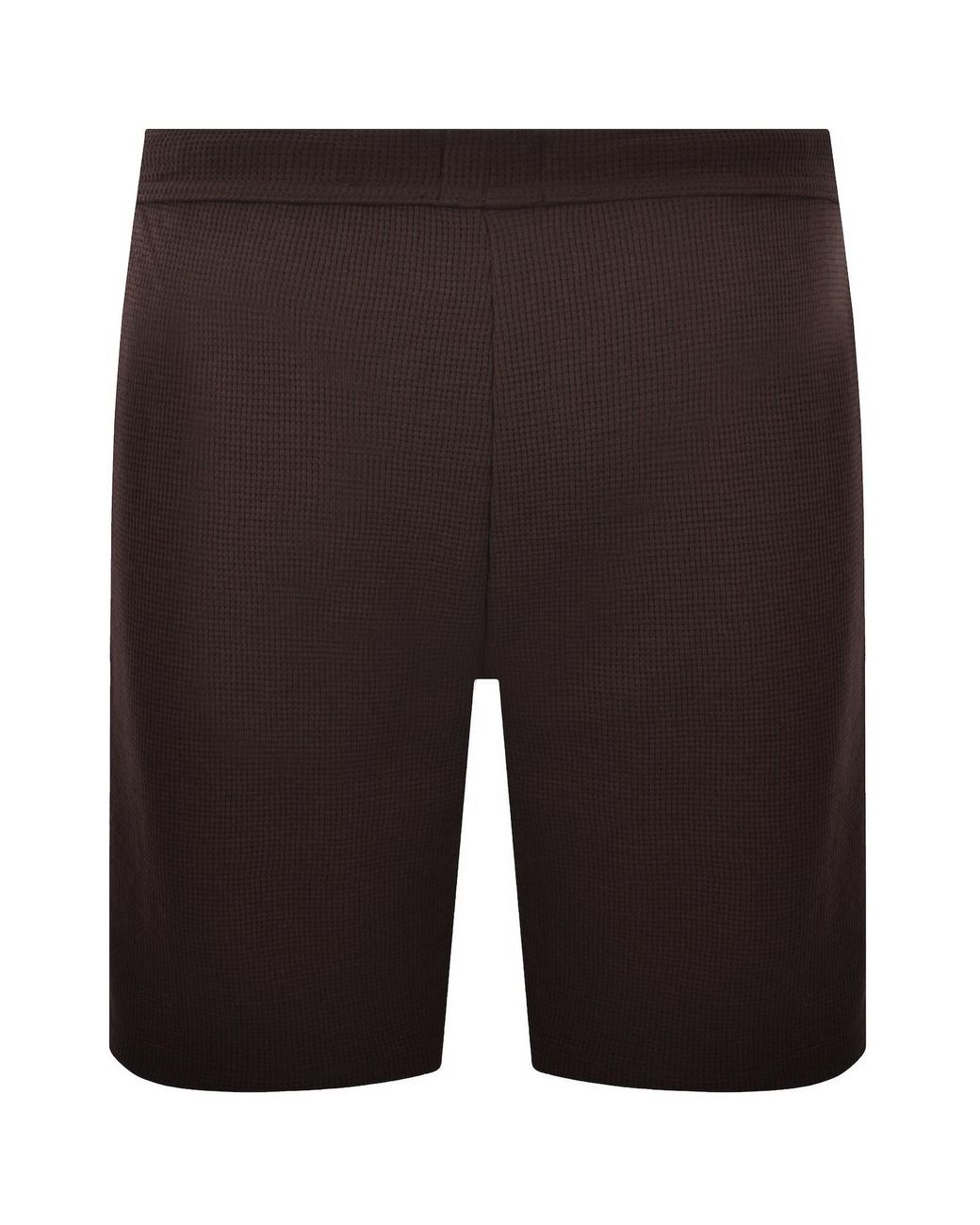 BOSS BUSINESS Brown Boss Waffle Shorts for men