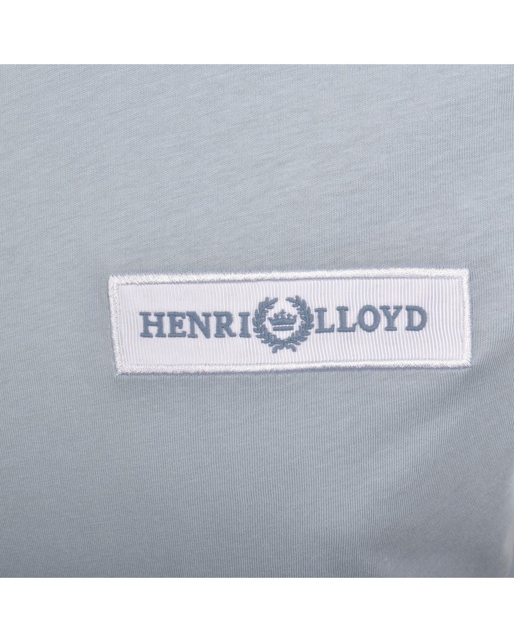 Henri Lloyd Blue Colshot T Shirt Fog for men