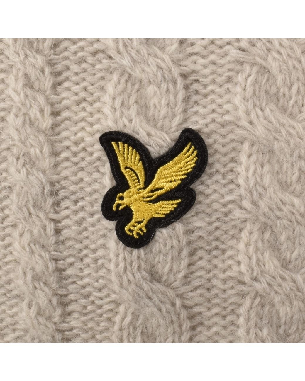 Lyle & Scott Gray Cable Knit Jumper for men