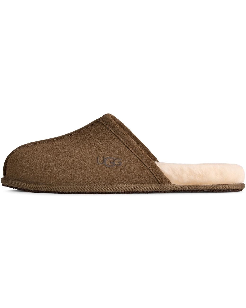 Ugg Brown Scuff Slippers Light for men