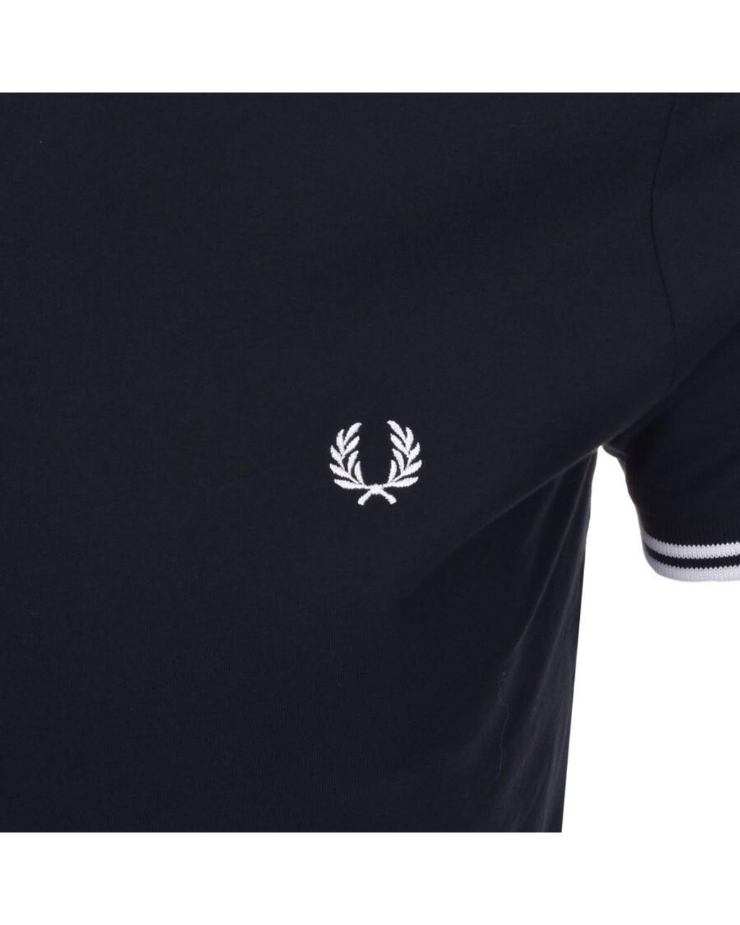 Fred Perry Blue Twin Tipped T-shirt for men