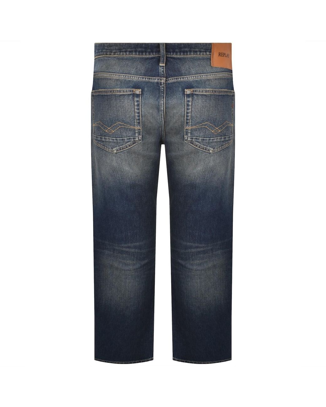 Replay Blue Aideen Straight Fit Jeans Medium for men