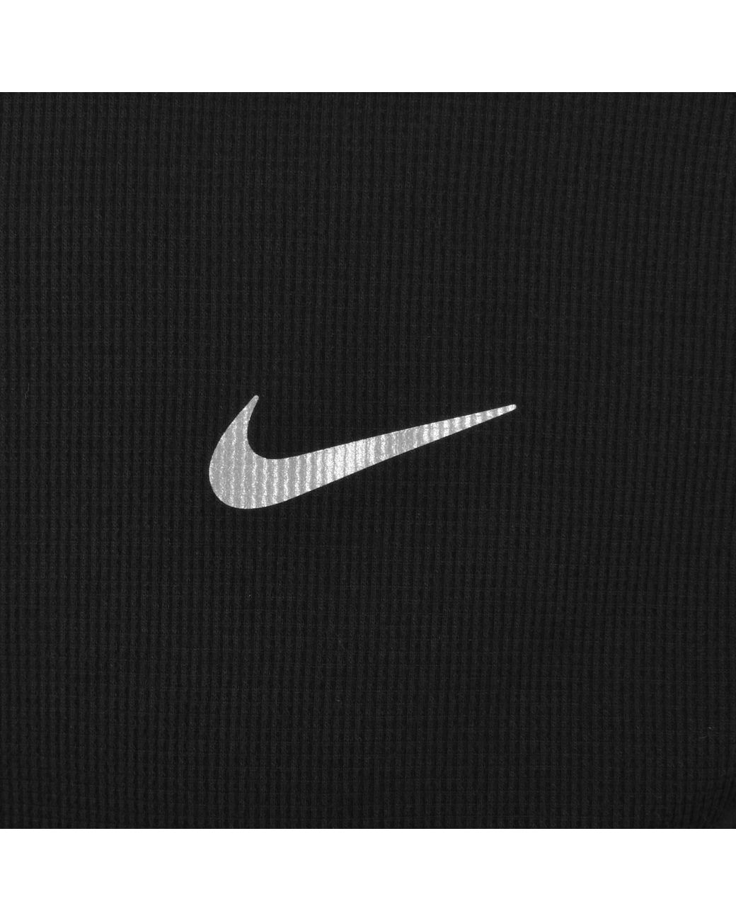 Nike Black Running Waffle T Shirt for men