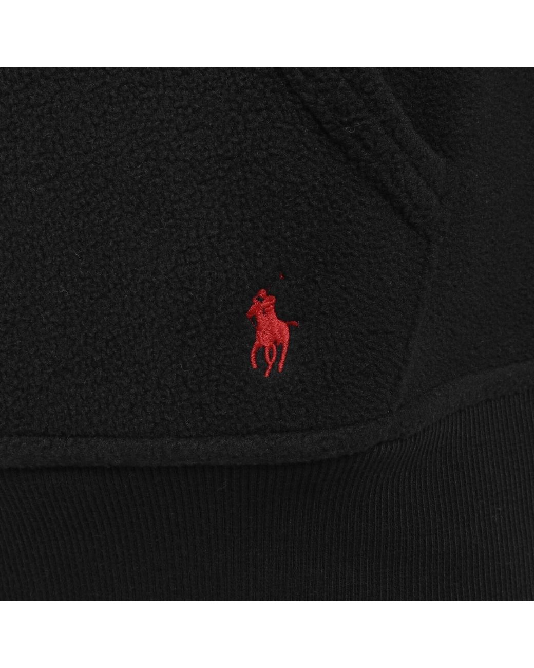 Ralph Lauren Black Full Zip Sweatshirt for men