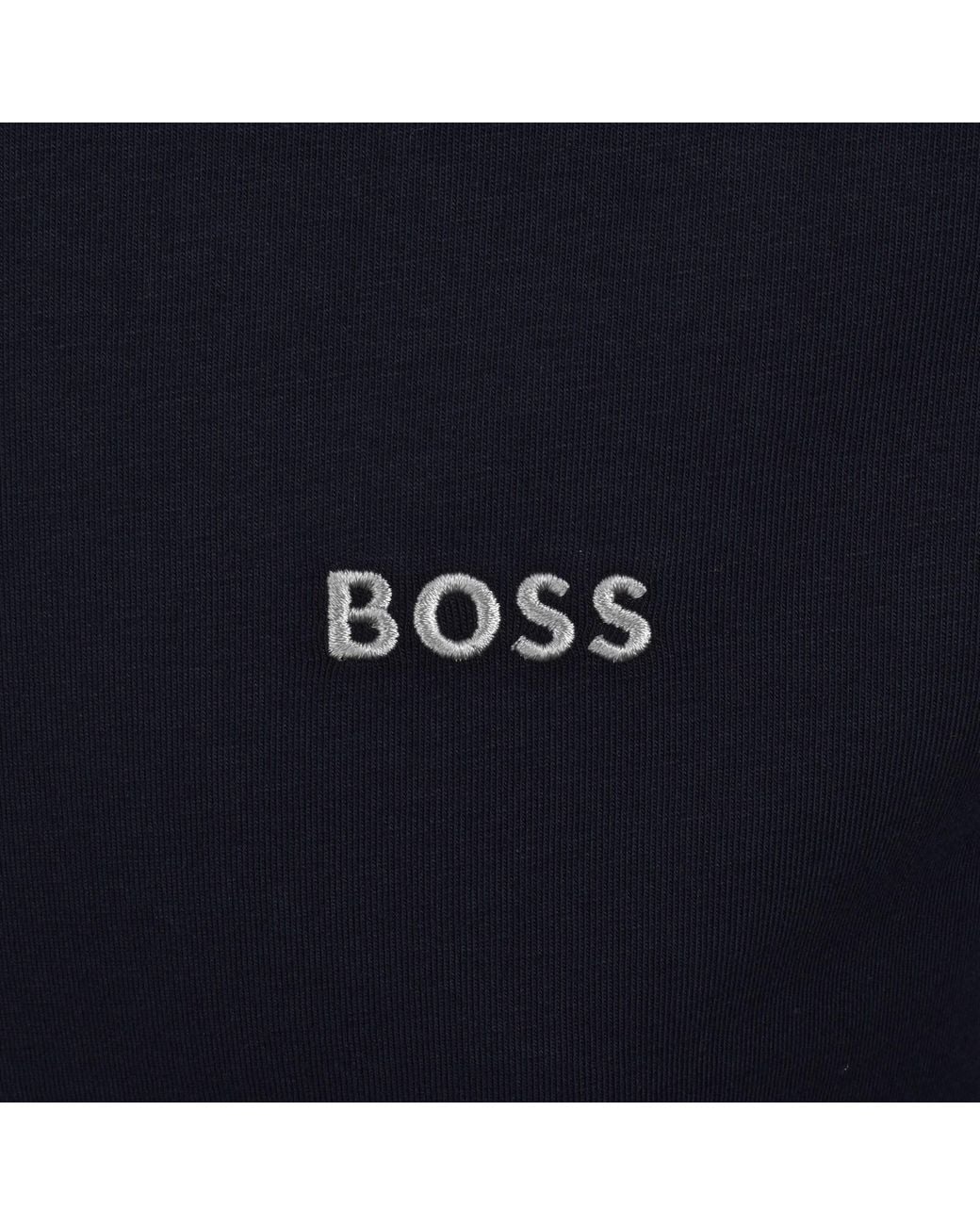 BOSS BUSINESS Blue Boss Mix And Match Long Sleeve T Shirt for men