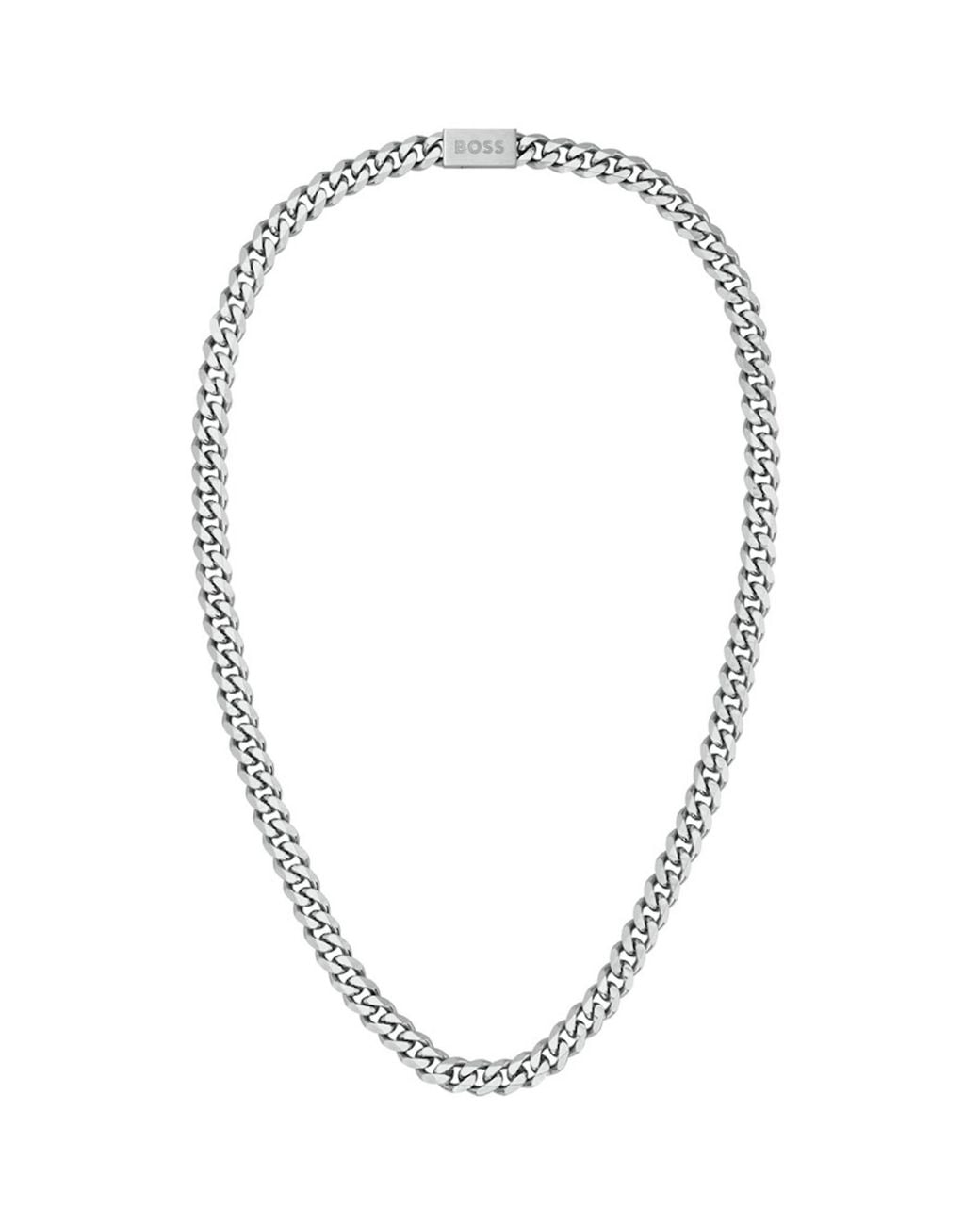 BOSS BUSINESS Metallic Boss Chain Necklace for men