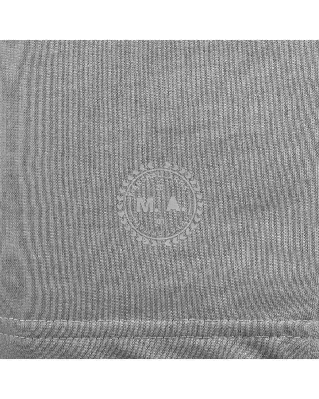Marshall Artist Gray Delta Print Logo Shorts for men