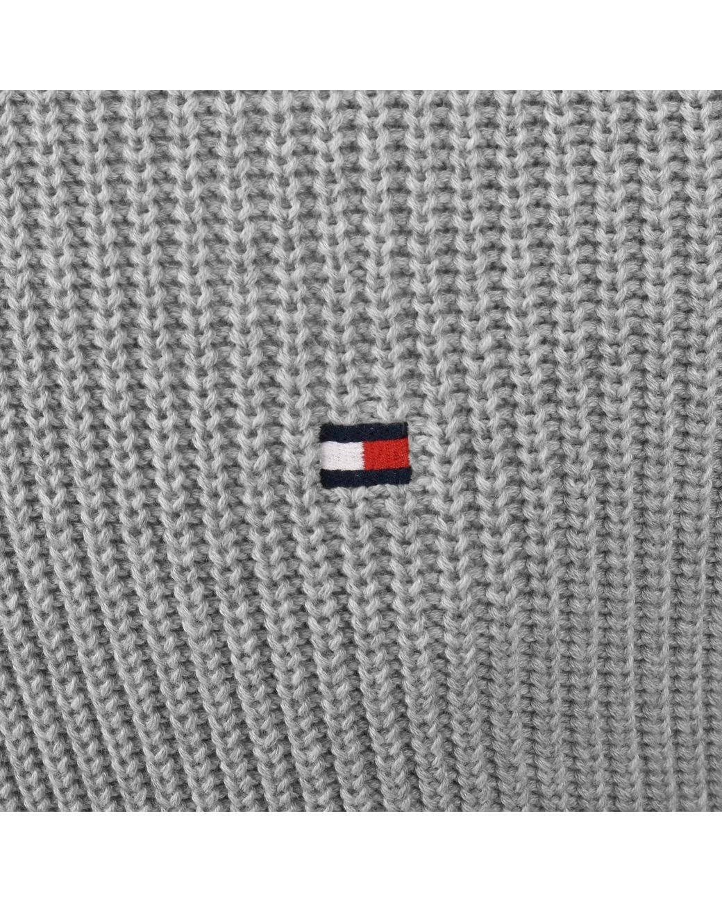 Tommy Hilfiger Gray Knit Jumper for men